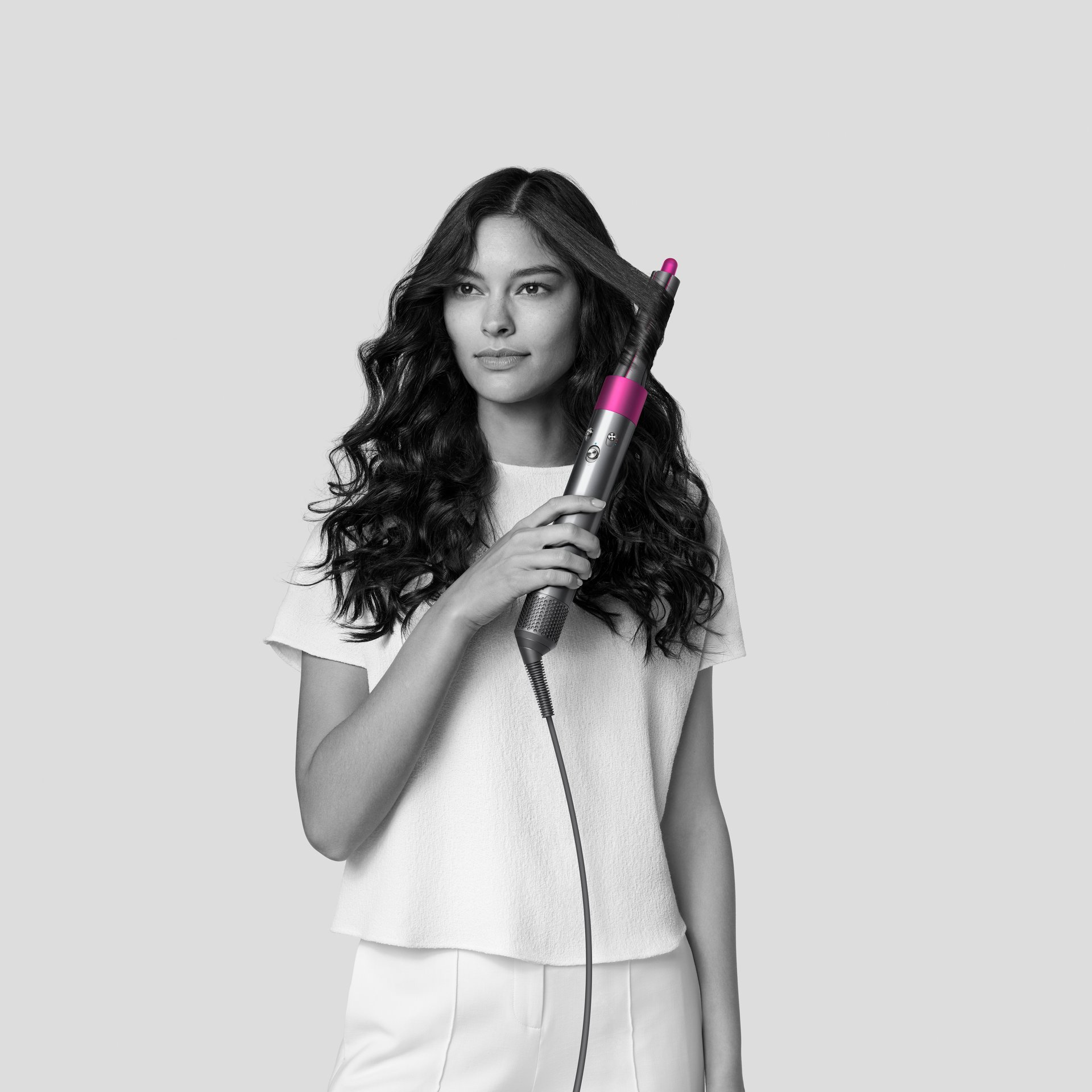 DYSON AIRWRAP COMPLETE IRON/FUCHSIA LONG OBLIKOVALNIK LAS